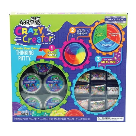Crazy Aaron’s Crazy Creator Putty Kit, ages 3 and up
