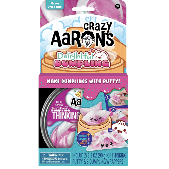 Crazy Aaron's Delightful Dumpling Color Change Thinking Putty 3.2 oz