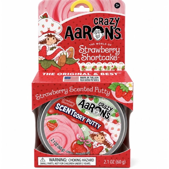 Crazy Aaron's ScentSory Putty Strawberry Scented 2.1 OZ (60g)