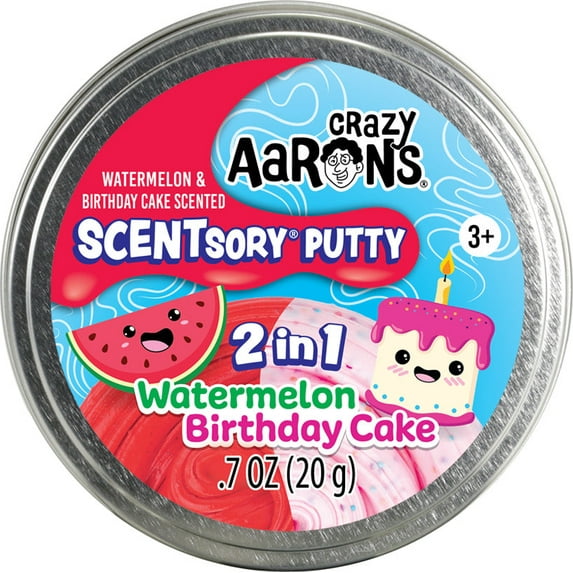 Crazy Aaron's - Scentsory Putty - Duos Watermelon/Birthday Cake Eng