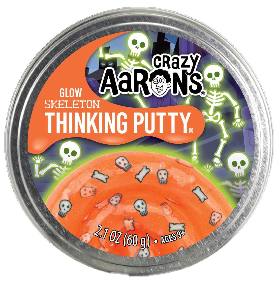 Crazy Aaron's Skeleton Thinking Putty