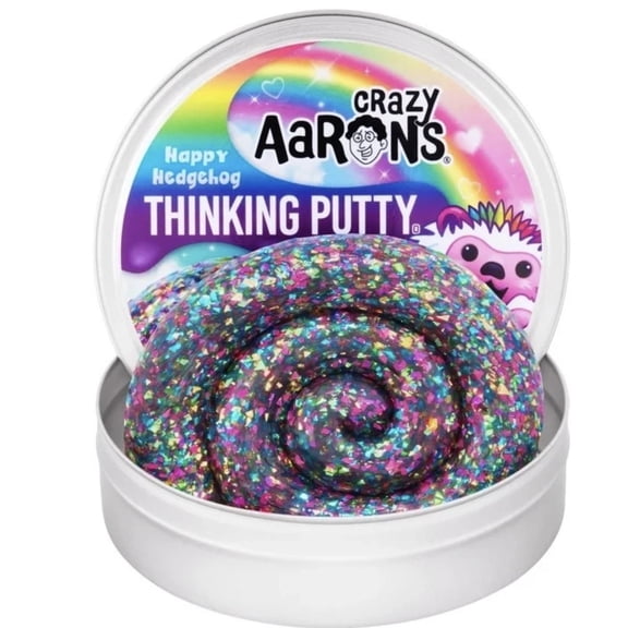 Crazy Aaron's Thinking Putty Happy Hedgehog Multi-Color Sensory Putty