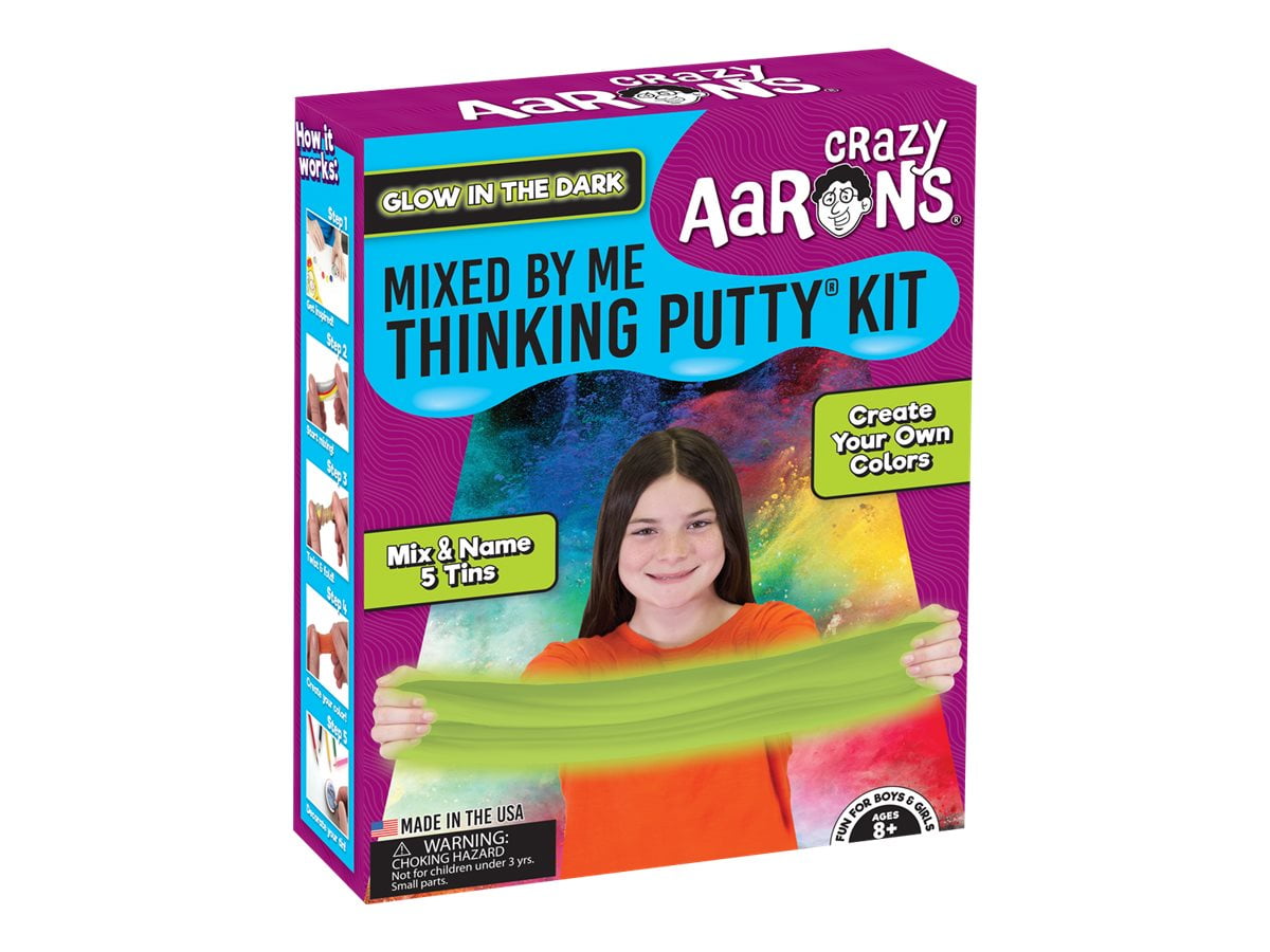 Crazy Aaron's Thinking Putty Mixed By Me Kit - Glow in The Dark