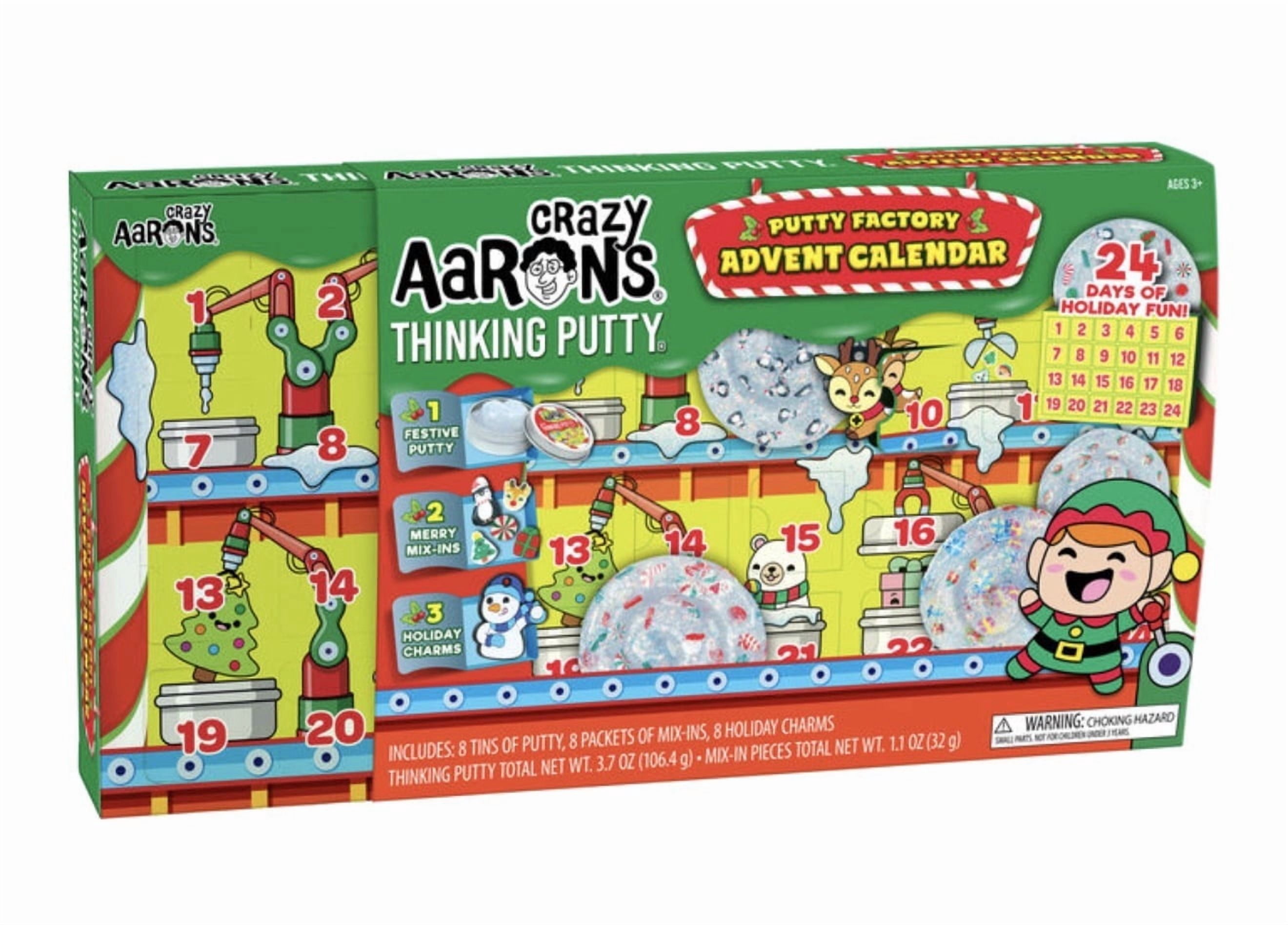 Crazy Aaron's Thinking Putty Putty Factory Advent Calendar, 24