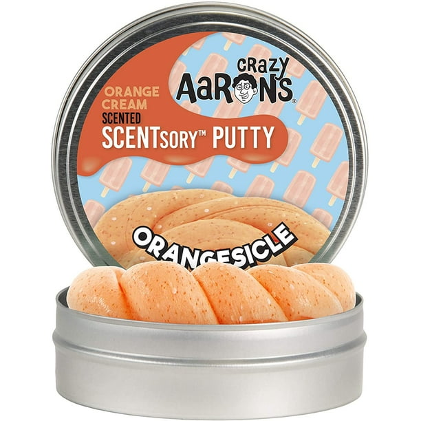 Crazy Aaron's Thinking Putty Scentsory Treat Orangesicle Fidget