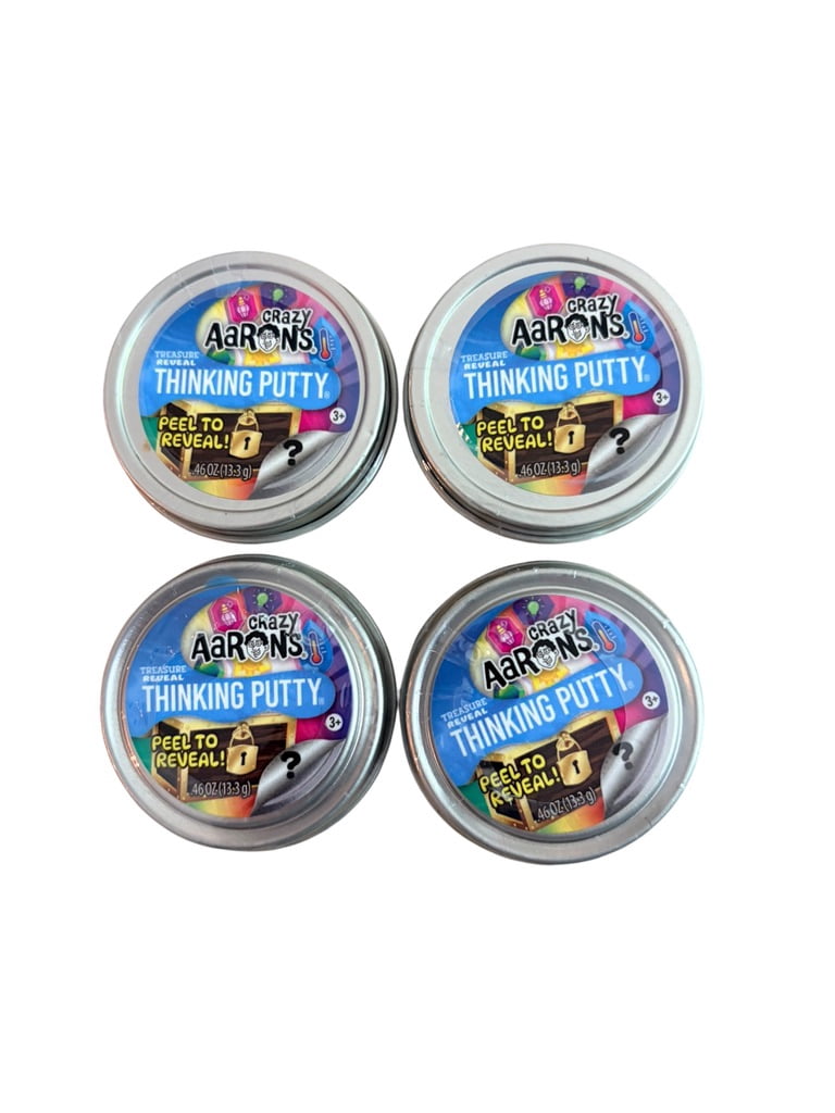 Crazy Aaron’s Treasure Reveal Thinking Putty (4 pack Bundle)