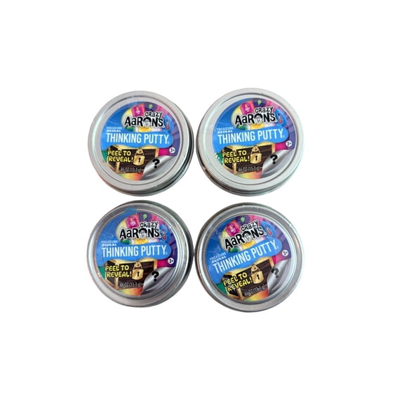 Crazy Aaron’s Treasure Reveal Thinking Putty (4 pack Bundle)