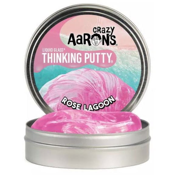 Crazy Aarons Liquid Glass Thinking Putty: Rose Lagoon