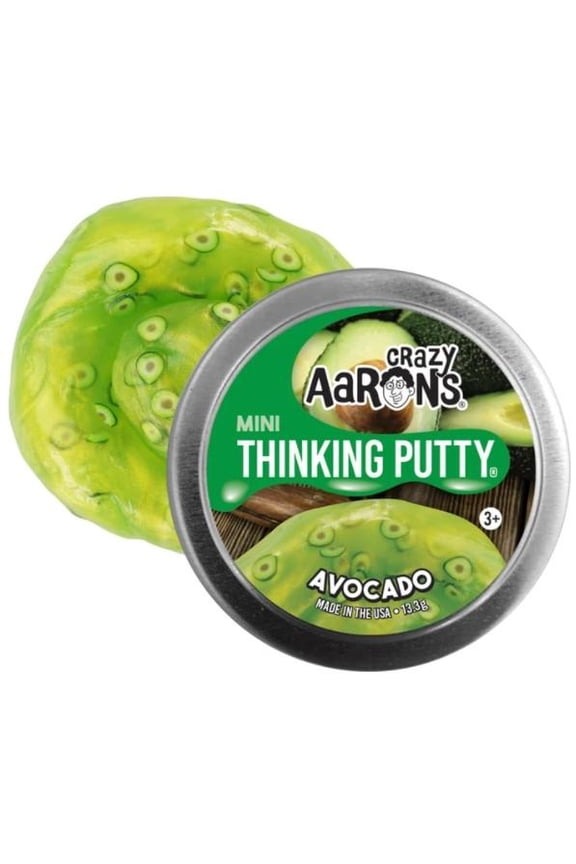 Crazy Aarons Puttyworld Avocado Mini Thinking Putty