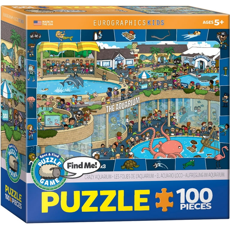 Crazy Aquarium - Spot & Find 100-Piece Puzzle