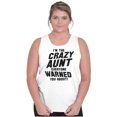 thumbnail image 1 of Crazy Aunt Funny Fave Auntie Present Tank Top Tee Shirt Women Brisco Brands L, 1 of 6