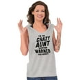 thumbnail image 1 of Crazy Aunt Funny Fave Auntie Present Tank Top Tee Shirt Women Brisco Brands S, 1 of 6