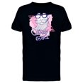 thumbnail image 1 of Crazy Beard Pink & White Tee Men's -Image by Shutterstock, 1 of 2