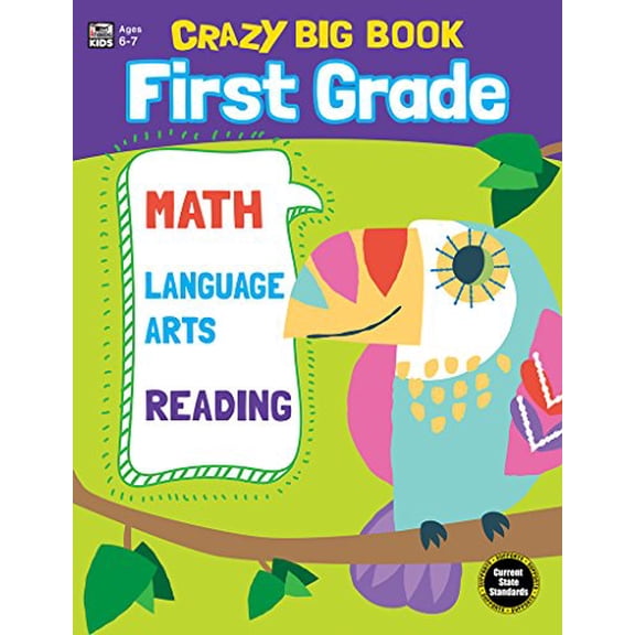 Pre-Owned Crazy Big Book, Grade 1 (Paperback 9781483844527) by Thinking Kids (Compiled by), Carson-Dellosa Publishing (Compiled by)