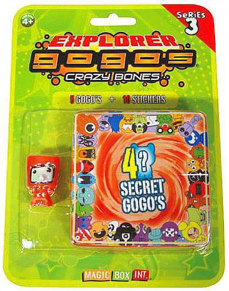 gogos crazy bones booster box Magic Gogo's #54 H-83 Pako Black Brown Series 1 Lot Of 4 Crazy Bones Gogos Series 4