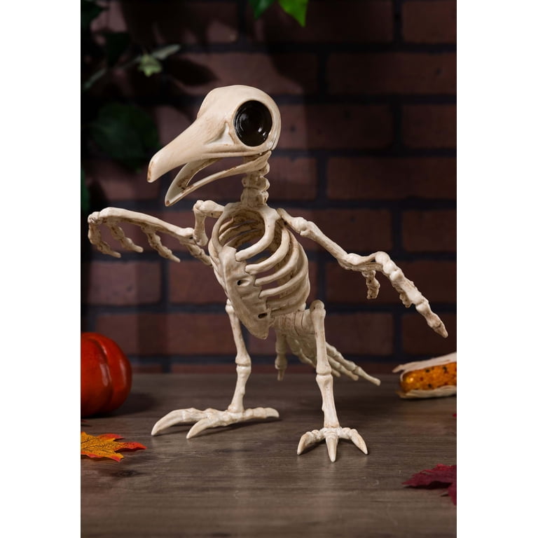 Decorazione di scena di Halloween dell'uccello scheletro