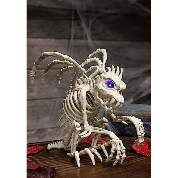 Crazy Bonez Light Up Skeleton Gargoyle