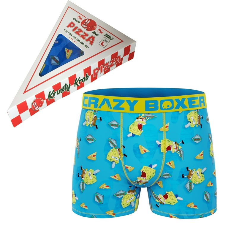 CRAZYBOXER Spongebob Food Chain Men's Boxer Briefs (2 pack) - ShopperBoard