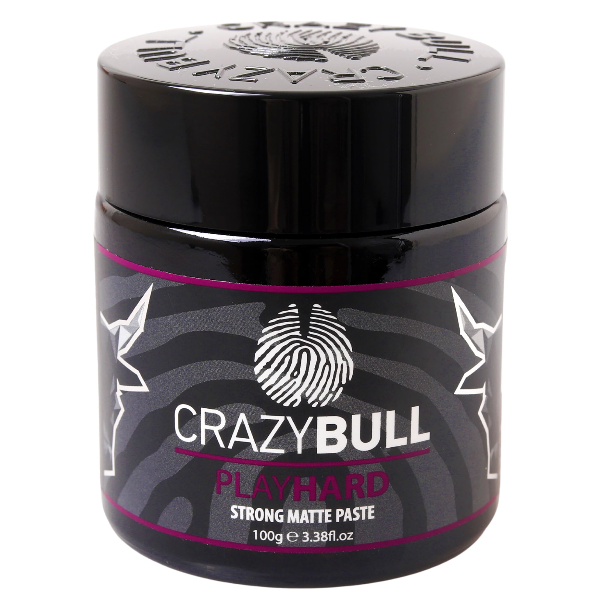 Crazy Bull Hair Play Hard Strong Matte Paste, Hair Cream for Men