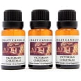 thumbnail image 1 of Crazy Candles Victorian Christmas (Made in USA) 3 Bottles 1/2 Fl Oz Each (15ml) Premium Grade Scented Fragrance Oil (Clean Green Pine, Rum Fruitcake, Clean Soft Florals), 1 of 1