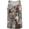 thumbnail image 1 of Crazy Cat All Over Adult Tank Top - 2X-Large, 1 of 2