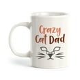 thumbnail image 1 of Crazy Cat Dad 11oz Coffee Mug Kitchenware Gift Idea For Cat Lovers, 1 of 3