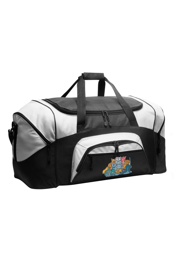 Crazy Cat Duffel Bag