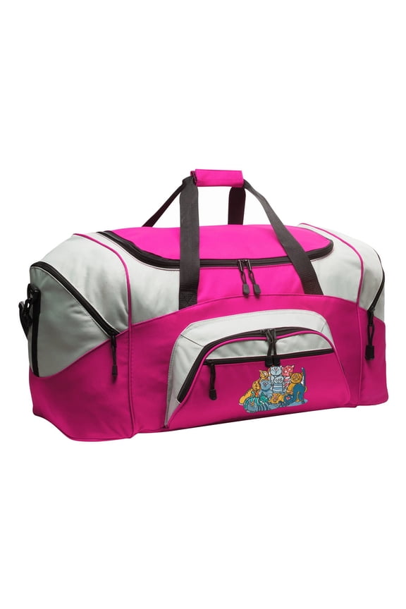 Crazy Cat Duffle Bag or Ladies Cat Luggage