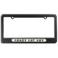 thumbnail image 1 of Crazy Cat Guy License Plate Frame, 1 of 1