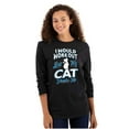 thumbnail image 1 of Crazy Cat Ladies Funny Gym Workout Women Plus Size Long Sleeve Graphic Tee Brisco Brands 2X, 1 of 5