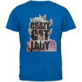 thumbnail image 1 of Crazy Cat Lady Blue Youth T-Shirt - Medium(10/12), 1 of 1
