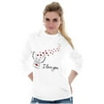 thumbnail image 1 of Crazy Cat Lady Cute Funny Kitty Angel Women Plus Size Long Sleeve Graphic Tee Brisco Brands 2X, 1 of 5