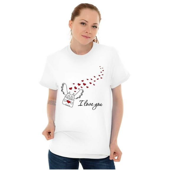 Crazy Cat Lady Cute Funny Kitty Angel Women's Plus Size Graphic Tee Brisco Brands 4X
