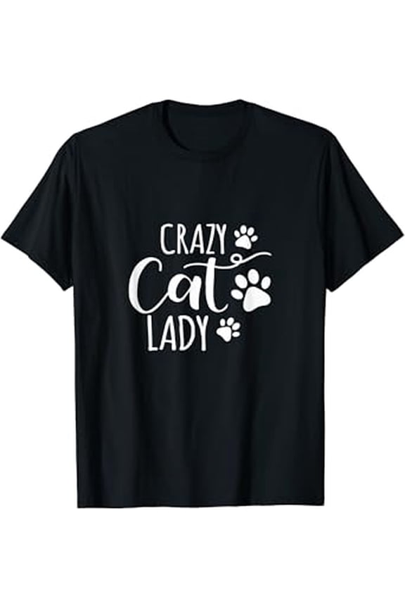 Crazy Cat Lady Funny Cat Meow for Men Women Love cat T-Shirt
