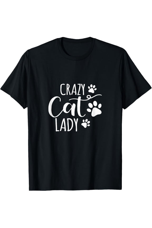 Crazy Cat Lady Funny Cat Meow for Men Women Love cat T-Shirt