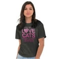 thumbnail image 1 of Crazy Cat Lady I Can't Love You Funny Women's Plus Size Graphic Tee Brisco Brands 2X, 1 of 4