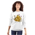 thumbnail image 1 of Crazy Cat Lady I Love You Kitties Women Crewneck Sweatshirt Brisco Brands S, 1 of 5
