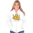 thumbnail image 1 of Crazy Cat Lady I Love You Kitties Zip Hoodie Sweatshirt Women Brisco Brands S, 1 of 5
