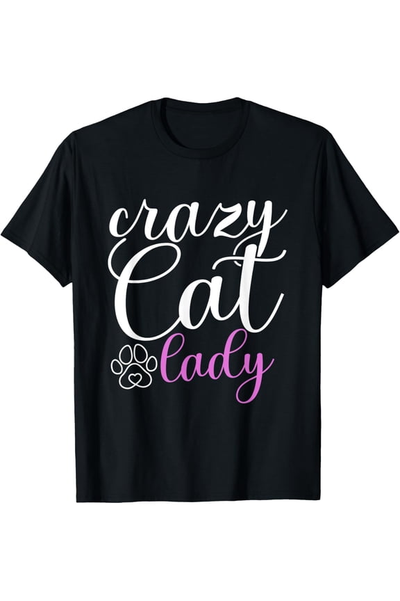 Crazy Cat Lady Kitty Cat Lover T-Shirt