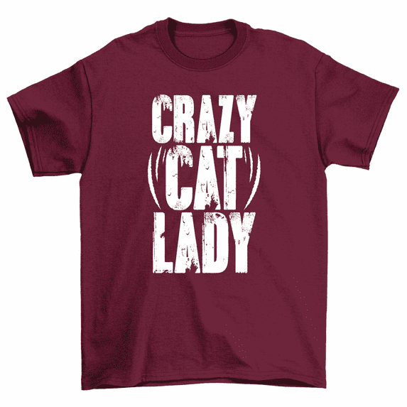 Crazy Cat Lady Kitty Kitten Lover T-Shirt Women Unisex
