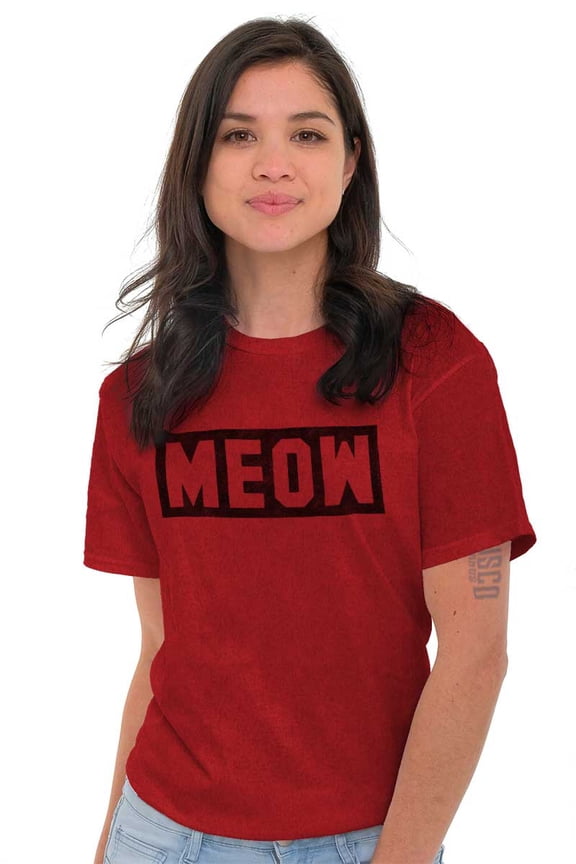 Crazy Cat Lady Meow Kittycat Lover Women's Graphic T Shirt Tees Brisco Brands X