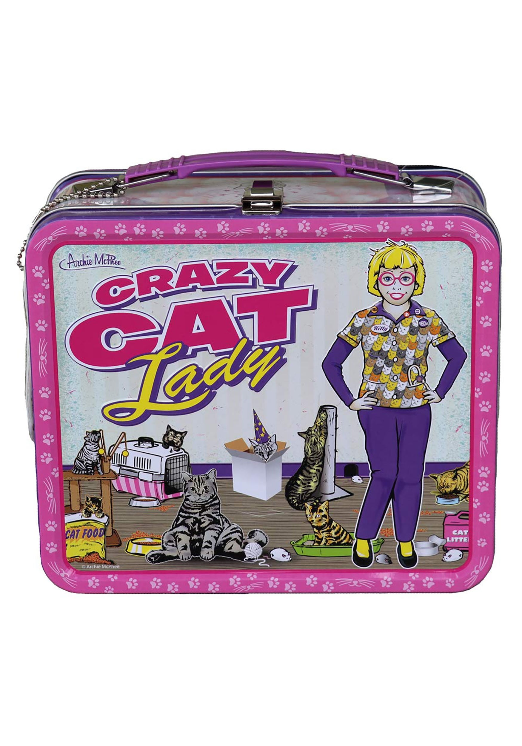 Crazy Cat Lady Lunchbox - Walmart.com