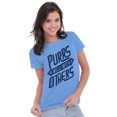 thumbnail image 1 of Crazy Cat Lady Purrs Well With Others Women's T Shirt Ladies Tee Brisco Brands 2X, 1 of 6