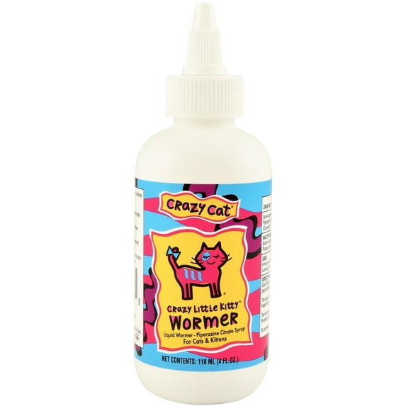 Crazy Cat Little Kitty Dewormer for Cats, 4 oz.