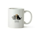 thumbnail image 1 of Crazy Cat Lover Mug Funny Word Play Gift Coffee Or Tea Drinker, 1 of 5