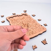 Crazy Cat Wooden Alien Irregular Jigsaw Puzzle Puzzle Decryption Super Difficulty High Intelligence Brain Burning Toy