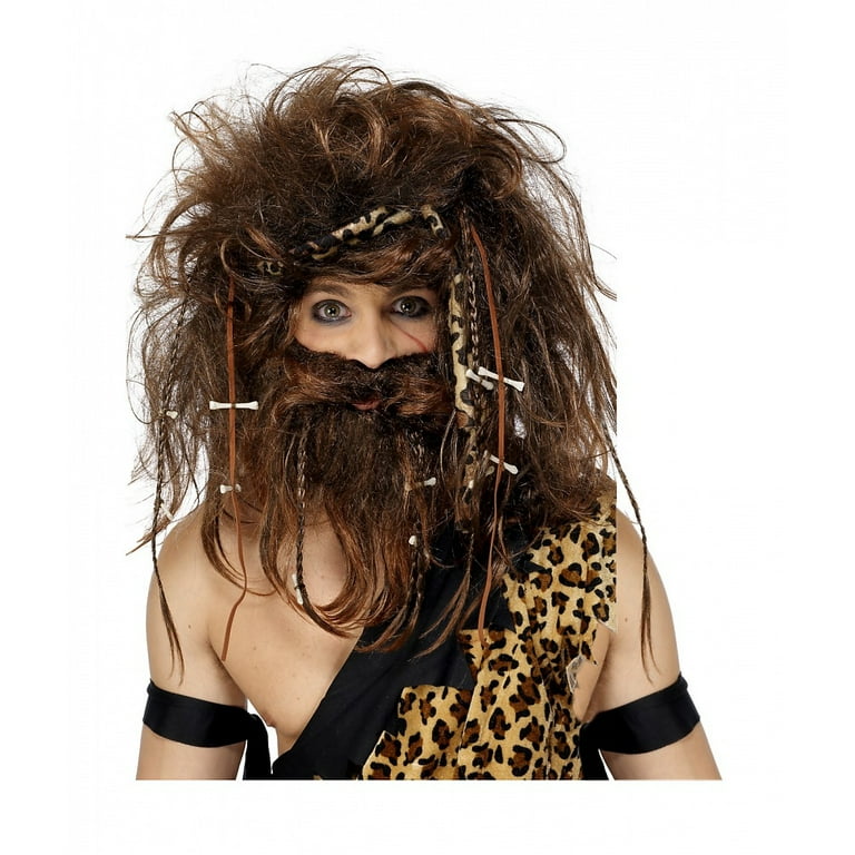 Crazy Caveman Set Adult Brown Crazy Caveman Set Adult Brown