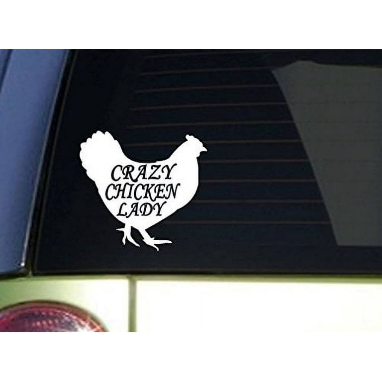 Chicken Decal, Chicken Sticker, Chicken Car Decal, Chicken Car