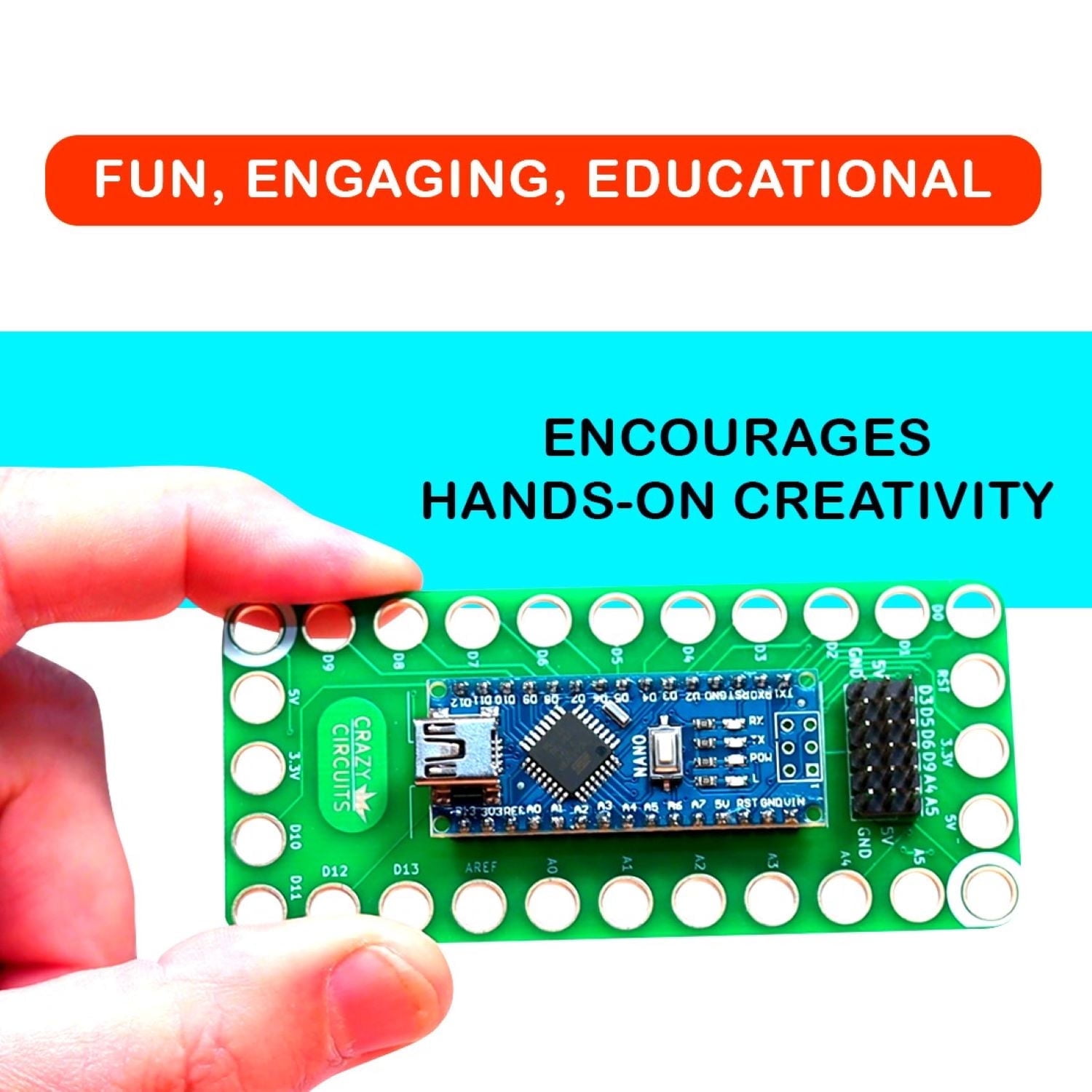 Brown Dog Gadgets Crazy Circuits Programming 101 Classroom Set – 5-Pack ...