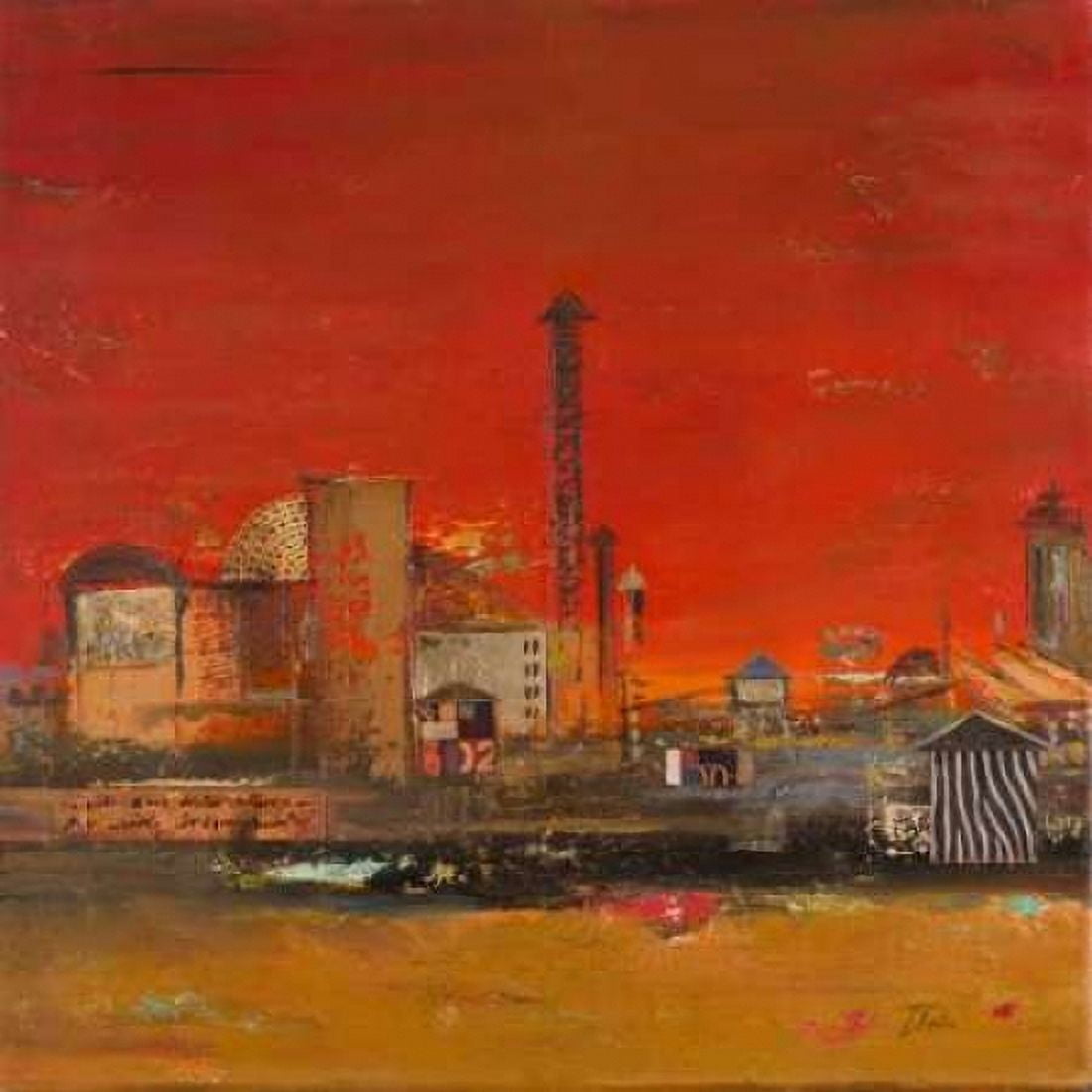 Crazy City I Canvas Art - Patricia Pinto (24 x 24)